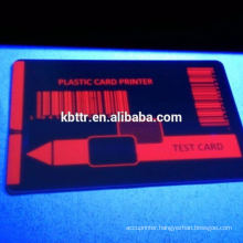 Fluorescent blue uv ribbon zebra card printer uv ribbon